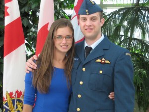 I love you for everything you are and I'm so proud of the fact that even through the accident you still managed to achieve your dream of becoming an f-18 pilot.